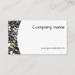 ミニマリスト海石の写真QR名刺 名刺