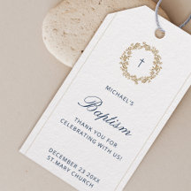 ミニマリスト海軍男の赤ちゃんバプテスマ