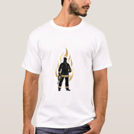 ミニマリスト消防士シャツ 男性への消防士ギフト Tシャツ