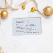 ミニマリスト淡い色のボーイブルーブックスベビー エンクロージャーカード