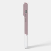 ミニマリスト淡い色のマウンテンピンクの電話ケース iPhoneケース (左側面)