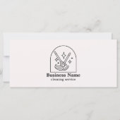 ミニマリスト清掃サービスのギフト証明書 (正面)