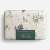 ミニマリスト濃緑色せっけん包装ラベル ラベル