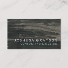 ミニマリスト炭水色洗浄プロフェッショナル 名刺