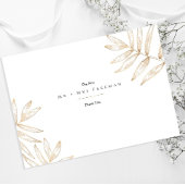 ミニマリスト熱帯サンキューカード サンキューカード