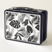 ミニマリスト熱帯 メタルランチボックス (裏面)