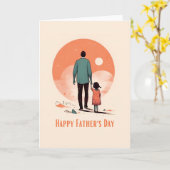 ミニマリスト父の日カード カード (黄色い花)