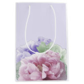 ミニマリスト牡丹抱き枕 ミディアムペーパーバッグ (正面)