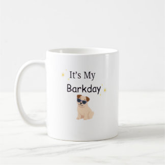ミニマリスト犬の誕生日マグカップ コーヒーマグカップ