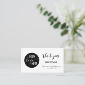 ミニマリスト独自のロゴありがとうご割引カード 割引カード (スタンド正面)