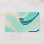 ミニマリスト用レインボー波パタモダンーン 名刺 (裏面)