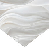 ミニマリスト白大理石波テーブルランナーエレガント ロングテーブルランナー (コーナー)