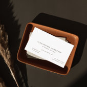 ミニマリスト白弁護士プロフェッショナル名刺 名刺