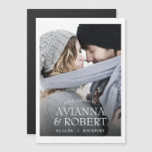 ミニマリスト白色写真磁気カード (正面/裏面)