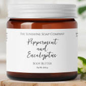 ミニマリスト白色防水化粧品瓶ラベル ペットボトルラベル