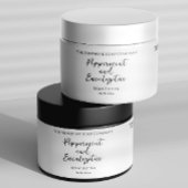 ミニマリスト白色防水化粧品瓶ラベル ペットボトルラベル