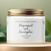 ミニマリスト白色防水化粧品瓶ラベル ペットボトルラベル