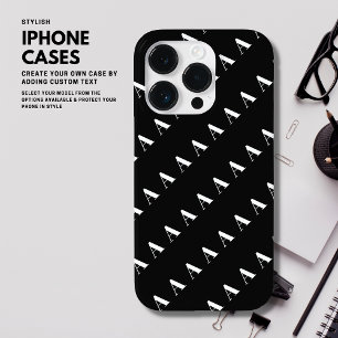 ミニマリスト白黒シックイニシャルモノグラム Case-Mate iPhone 14 PROケース