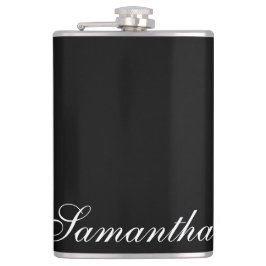 ミニマリスト白黒パーソナライズされたスキットル フラスク
