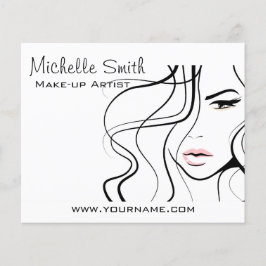 ミニマリスト白黒メエレガントクフェミニンアップ チラシ