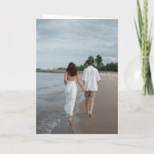 ミニマリスト白黒モダン結婚ズ 招待状 (裏面)