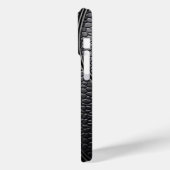 ミニマリスト白黒モノグラムモダンケース Case-Mate iPhoneケース (裏面 / 左)