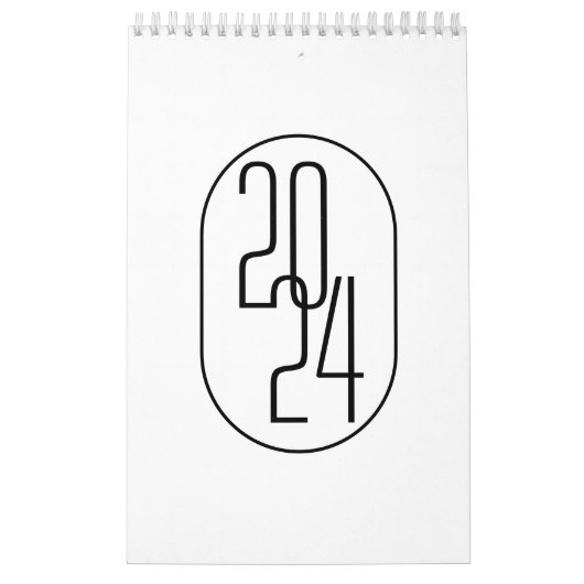 ミニマリスト白黒 カレンダー (カバー)