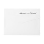 ミニマリスト白黒 ラップアラウンドラベル (裏面)