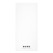 ミニマリスト白2フォトメイクアップ毛価格表 ラックカード (裏面)