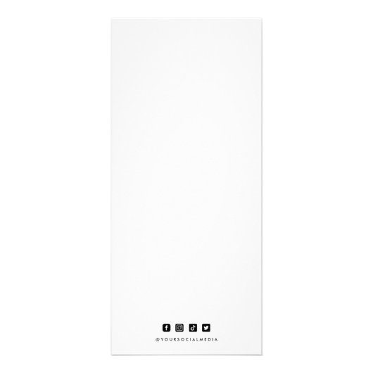 ミニマリスト白2フォトメイクアップ毛価格表 ラックカード (裏面)