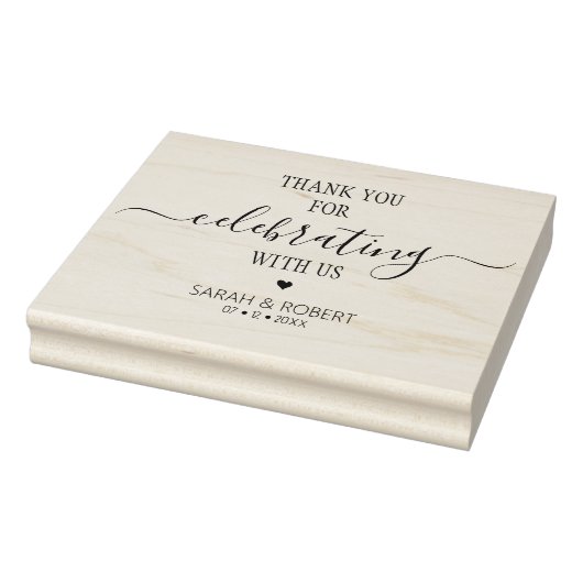 ミニマリスト祝は我々と一緒に ラバースタンプ (スタンプ)