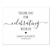 ミニマリスト祝は我々と一緒に ラバースタンプ (インプリント)