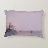 ミニマリスト禅の風景 アクセントクッション (裏面)