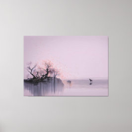 ミニマリスト禅の風景 キャンバスプリント