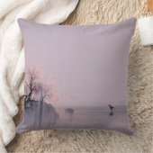 ミニマリスト禅の風景 クッション (ブランケット)