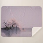 ミニマリスト禅の風景 シェルパブランケット (正面(横))