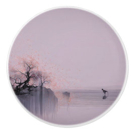 ミニマリスト禅の風景 セラミックノブ