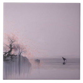 ミニマリスト禅の風景 タイル