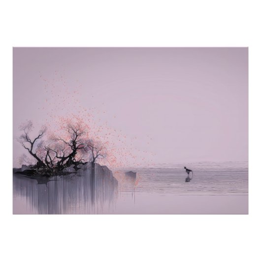 ミニマリスト禅の風景 フォトプリント            (正面)