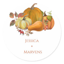 ミニマリスト秋のカボチャ結婚の