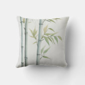 ミニマリスト竹植物枕 クッション (裏面)