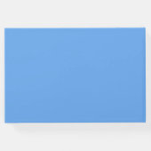 ミニマリスト結婚ブルーのゲストブック ゲストブック (裏面)