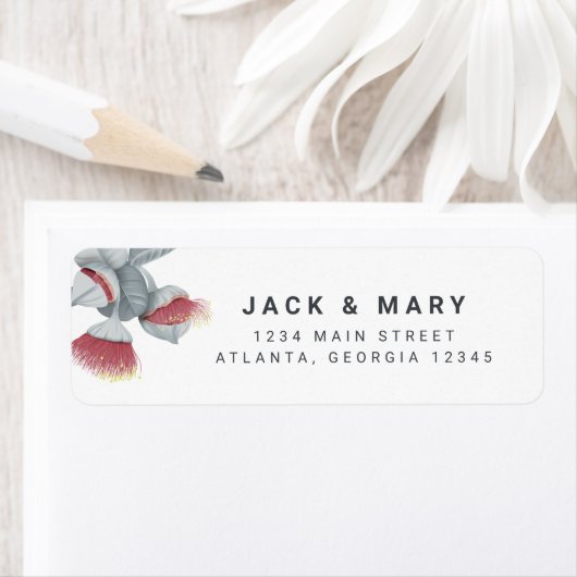 ミニマリスト結婚ボタニカルラベル ラベル (インサイチュ)