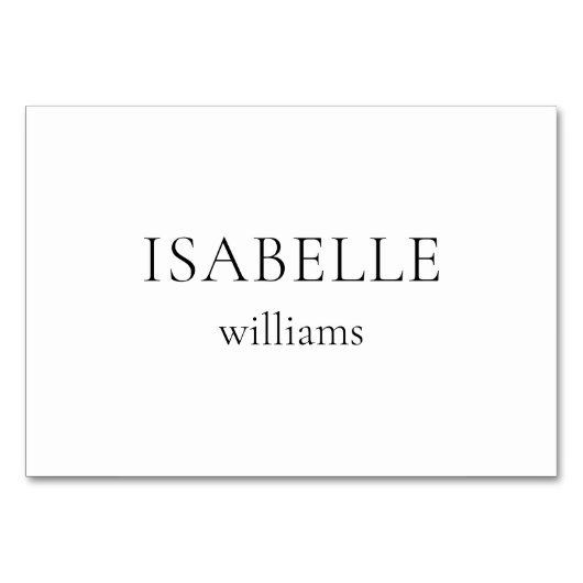 ミニマリスト結婚式パーティーのディナーと特別イベント テーブルナンバー (正面)