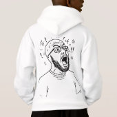 ミニマリスト絶叫男Tシャツ (裏面)