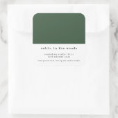 ミニマリスト緑の色ブロック包装キャンドル スクエアシール (バッグ)