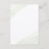 ミニマリスト緑シダ エンクロージャーカード (裏面)