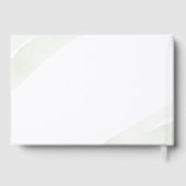 ミニマリスト緑シダ ゲストブック (裏面)