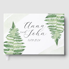 ミニマリスト緑シダ ゲストブック