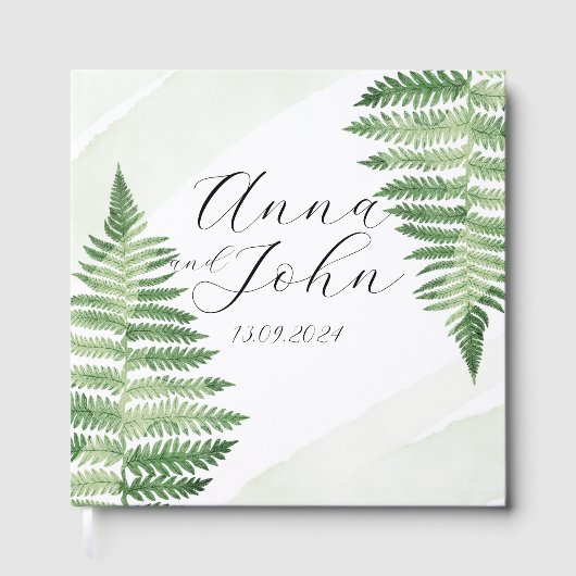 ミニマリスト緑シダ ゲストブック (正面)